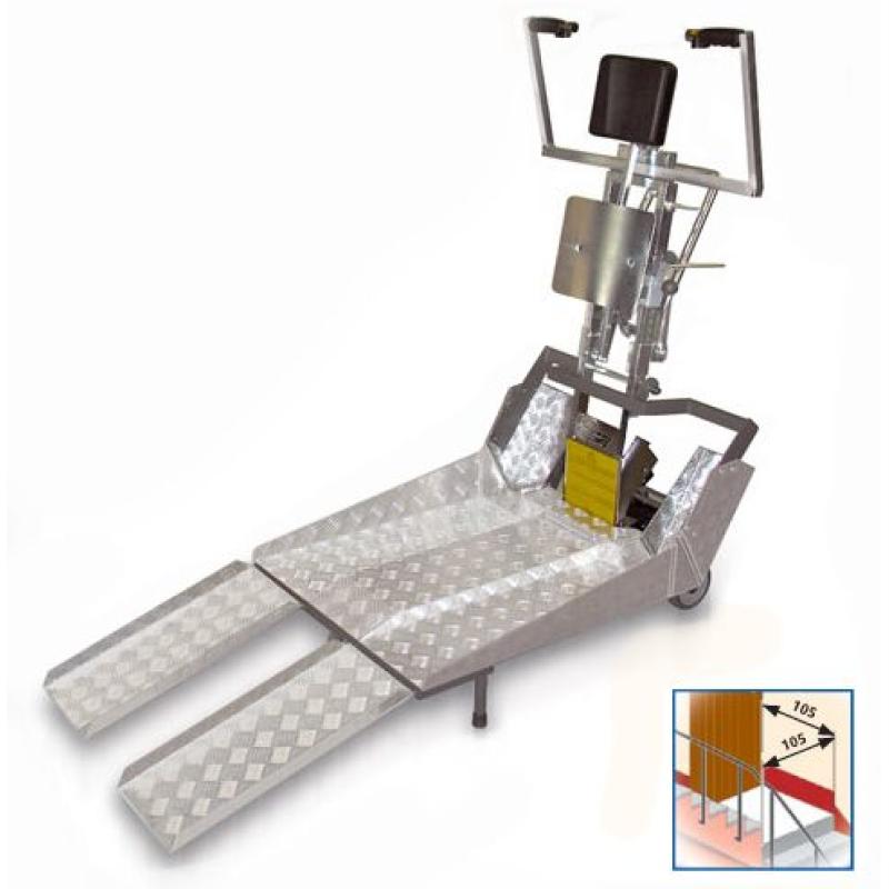 Jolly Miniramp pásový schodolez pro elektrický vozík - Obrázek 4