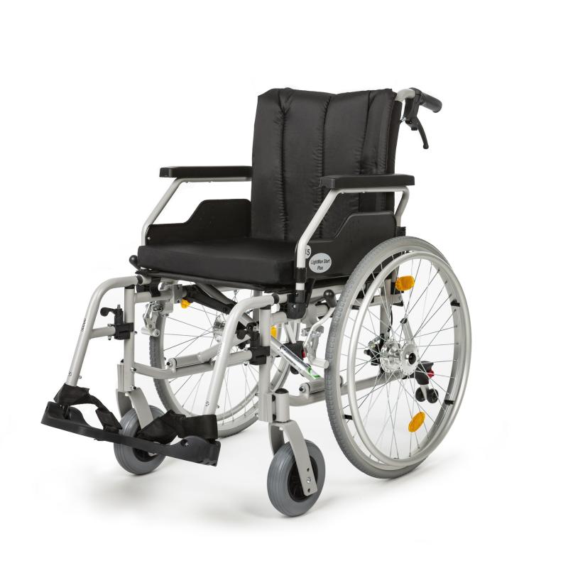LightMan Start Plus Invalidní vozík s brzdami pro doprovod