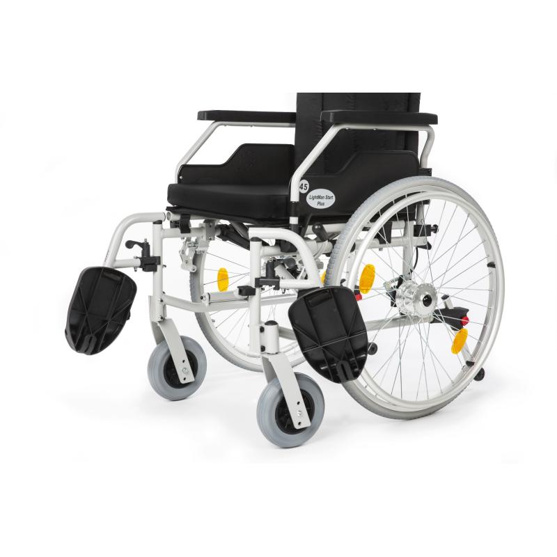 LightMan Start Plus Invalidní vozík s brzdami pro doprovod - Obrázek 8